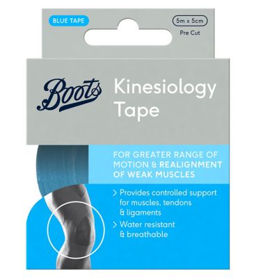 Boots Kinesiology Tape 5cm x 5m - Blue