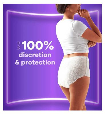 Always Discreet for Sensitive Bladder Pants (5 Drop) Medium - 72 Pants (6 pack bundle)
