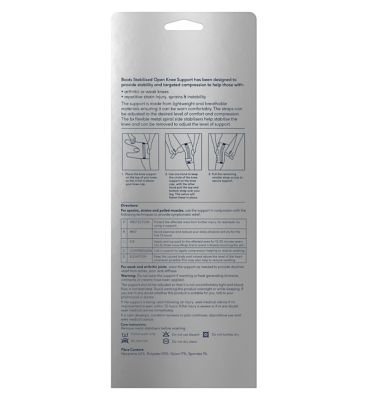 Boots Stabilised Open Knee Support - One Size