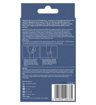 Boots Sports Knee Strap - One Size