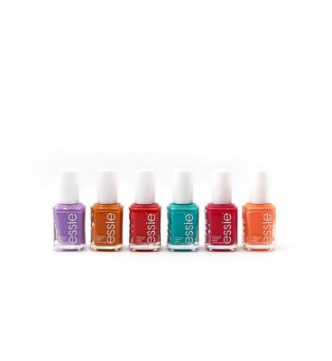 Essie Bustling Bazaar Collection Gift Set, Includes Bright, Vibrant and Colourful Nail Polish Shades For Summer