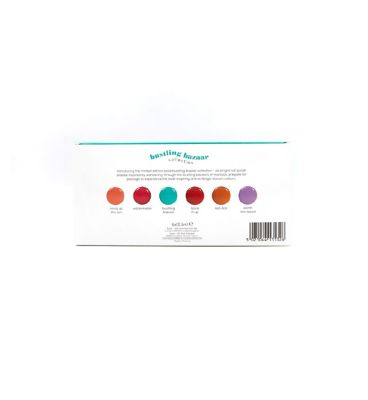 Essie Bustling Bazaar Collection Gift Set, Includes Bright, Vibrant and Colourful Nail Polish Shades For Summer