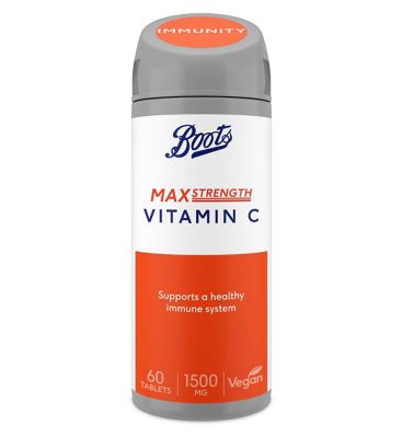 Boots Max Strength Vitamin C, 60 Tablets