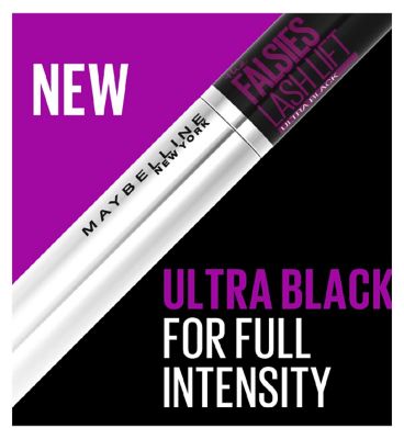 Maybelline The Falsies Instant Lash Lift Look Lengthening Volumising Mascara Ultra Black
