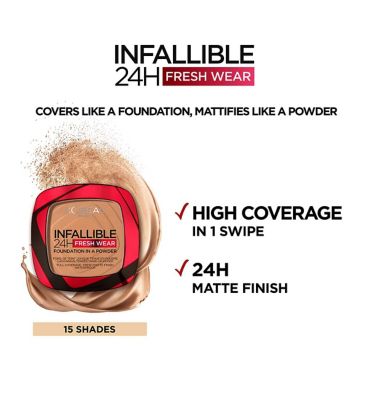 L'Oreal Paris Infallible 24H Fresh Wear Powder Foundation