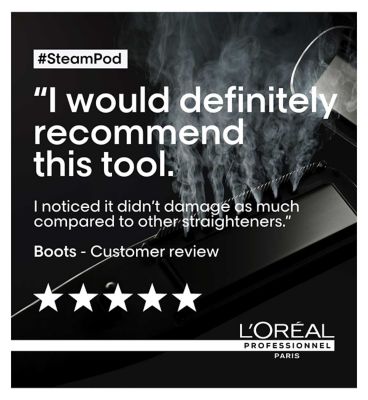 L'Oréal Professional Steampod 3.0 Steam Hair Straightener & Styling Tool