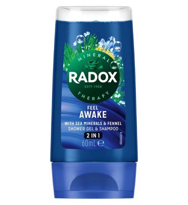 Radox Feel Awake mini shower gel 60ml