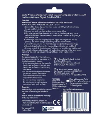 Wireless Digital Pain Relief Replacement Pads