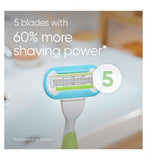 Gillette Venus Razor Blades, Extra Smooth 5 Blade Women’s Razor Blades X8