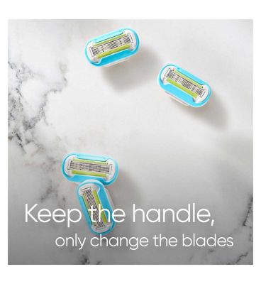 Gillette Venus Razor Blades, Extra Smooth 5 Blade Women’s Razor Blades X8