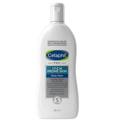 Cetaphil Pro Itch Prone Skin Body Wash for Eczema Prone Sensitive Skin 295ml