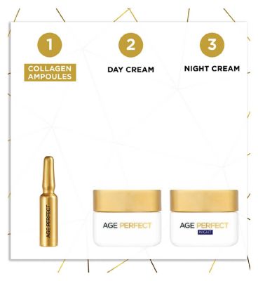 L'Oreal Paris Age Perfect Retightening Collagen Ampoules for Mature Skin 1.3ml x7