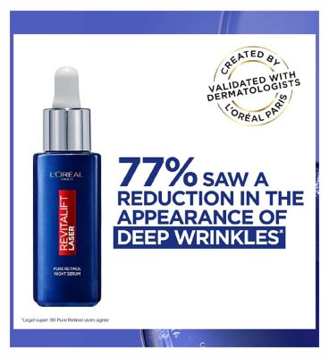 L'Oreal Paris Revitalift Laser Pure Retinol Deep Anti-Wrinkle Night Serum 30ml