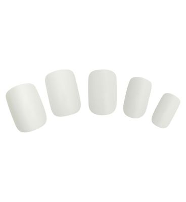 Boots Polished Nails - Snowy Days - White