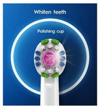 Oral-B 3D White Toothbrush Head with CleanMaximiser Technology, 8 Pack