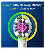 Oral-B 3D White Toothbrush Head with CleanMaximiser Technology, 8 Pack
