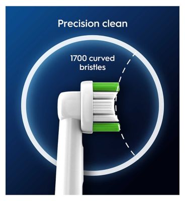 Oral-B Precision Clean Toothbrush Head with CleanMaximiser Technology, 8 Pack