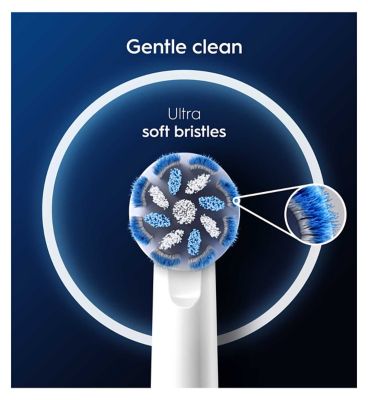 Oral-B Sensitive Clean Toothbrush Head, 4 Pack