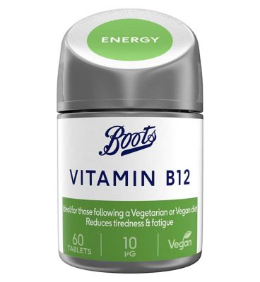 Boots Vitamin B12 Food Supplement 60 Tablets