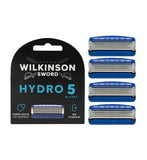 Wilkinson Sword Hydro 5 Men’s Razor Blade Refills x 4, with Hydrating Gel & Precision Trimmer
