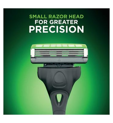 Wilkinson Sword Hydro 3 Razor for men, Men's Razor for Routine Shaving, 1 Reusable Handle + 9 Blades Refills Pack