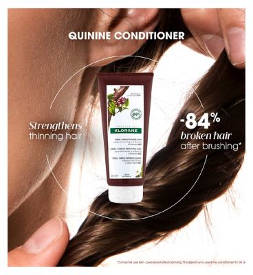 Klorane Strengthening Conditioner with Quinine and Organic Edelweiss for Thinning Hair 200ml