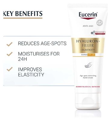 Eucerin Hyaluron-Filler + Elasticity Age Spot Correcting Hand Cream SPF30 75ml