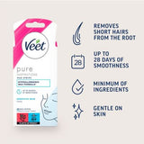 Veet Pure Inspirations Wax Strips For Face Sensitive Skin - 40s