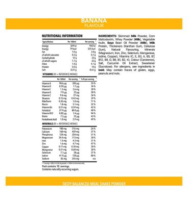 SlimFast Banana Flavour Shake - 365g