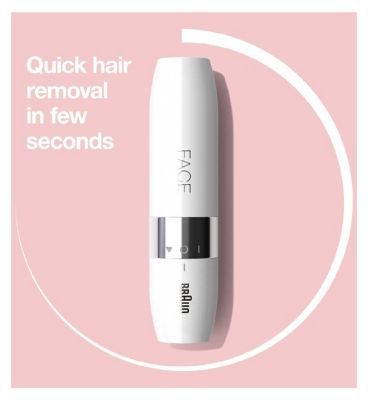 Braun Face Mini Hair Remover FS1000, Electric Facial Hair Trimmer for Women