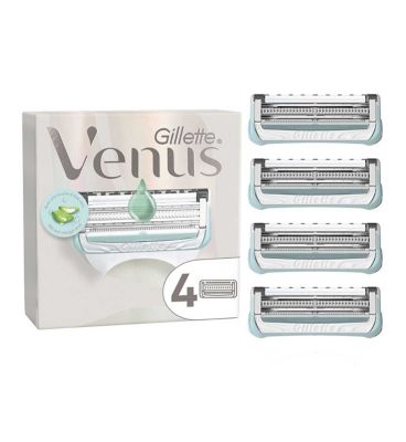 Gillette Venus Pubic Razor Blades, Women’s Pubic Hair & Skin Razor Blades X4