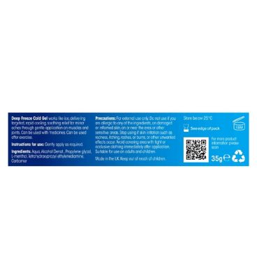 Deep Freeze Cold Gel - 35g