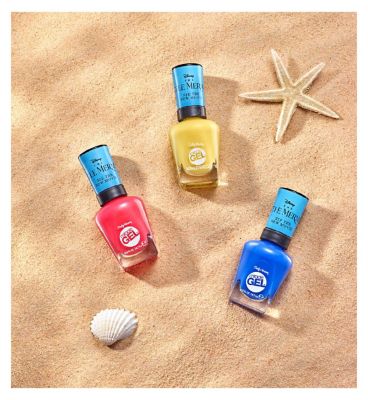 Sally Hansen Miracle Gel Nail Polish - Apollo you Anywhere - Coral-Red Shimmer Nail Colour