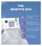 NIVEA Cleansing Face Wipes for Sensitive Skin 25pcs