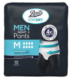 Boots Staydry Men's Night Pants Medium - 10 Pants