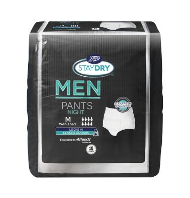 Boots Staydry Men's Night Pants Medium - 10 Pants