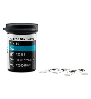 Accu-Chek® Instant Blood Glucose Test Strips - 50 Strips