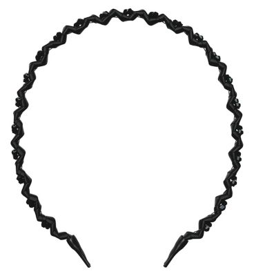 invisibobble HAIRHALO Headband - Black Sparkle