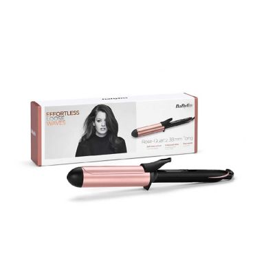 BaByliss Rose Quartz 38mm Curling Hair Tong