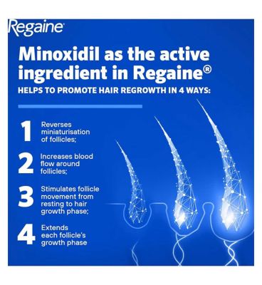 Regaine for Men Extra Strength Scalp Foam 5% w/w Cutaneous Foam - 3 Months Supply