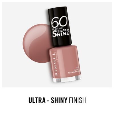 Rimmel London 60 Seconds nail polish Mauve To The Music 8ml