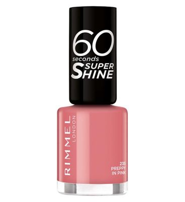 Rimmel London 60 Seconds nail polish Preppy In Pink 8ml