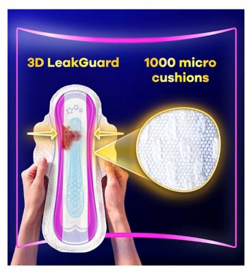Always Platinum Secure Night (Size 4) Pads Wings 14 Sanitary Towels