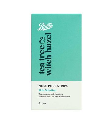 Boots Tea Tree & Witch Hazel Nose Pore Strips&nbsp;6 Strips