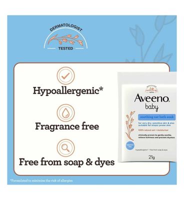 AVEENO® Baby Soothing Oat Bath Soak - 5 x 21g Sachets