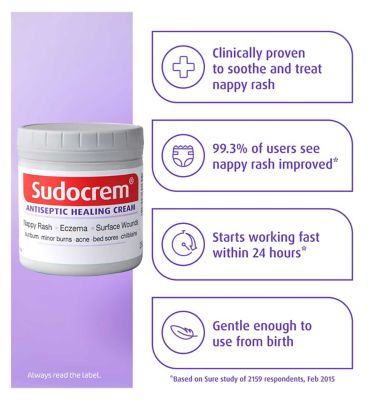 Sudocrem Antiseptic Healing Nappy Cream 250g