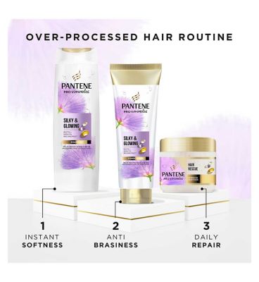 Pantene Pro-V Miracles Silky & Glowing Shampoo for Dry & Damaged Hair 400ml