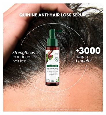 Klorane Strengthening Serum with Quinine and Organic Edelweiss for Thinning Hair 100ml