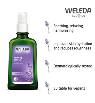 Weleda Lavender Body Oil Vegan 100ml
