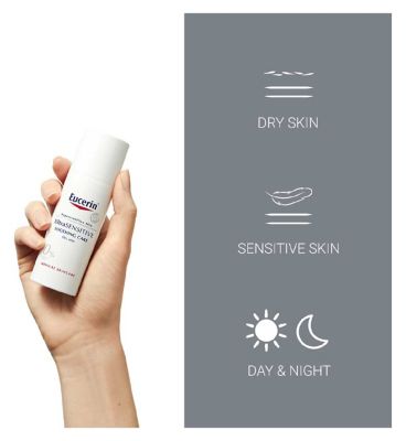 Eucerin UltraSensitive Soothing Face Cream Moisturiser (Dry Skin) 50ml